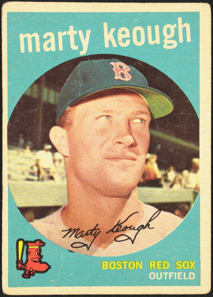1959 Topps Marty Keough #303 Boston Red Sox VG R100138 front of card