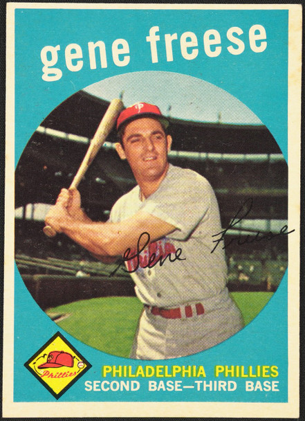 1959 Topps Gene Freese #472 Philadelphia Phillies EX R100174 front of card