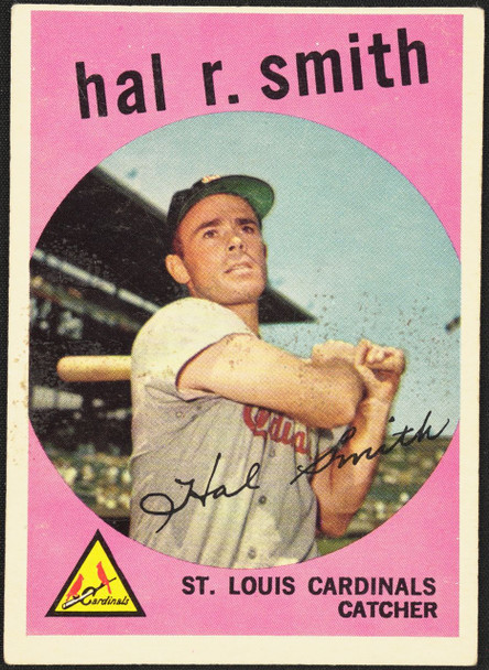 1959 Topps Hal R. Smith #497 St. Louis Cardinals VG-EX R100232 front of card