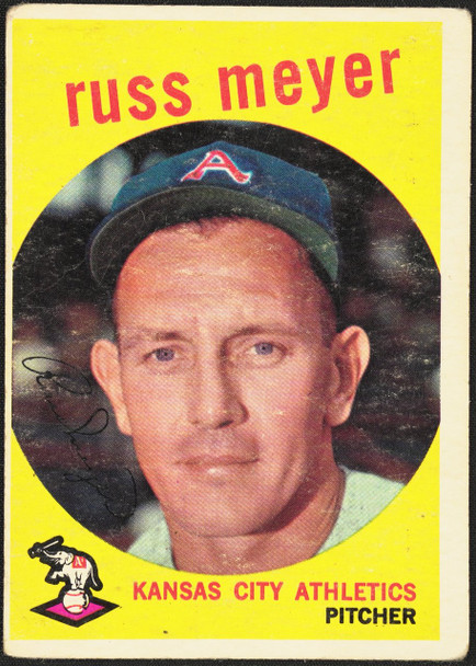 1959 Topps Russ Meyer #482 Kansas City Athletics VG-EX R100299 front of card