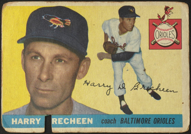 1955 Topps Nellie King #112 Pittsburgh Pirates RC Low Grade - Creases Example A front of card