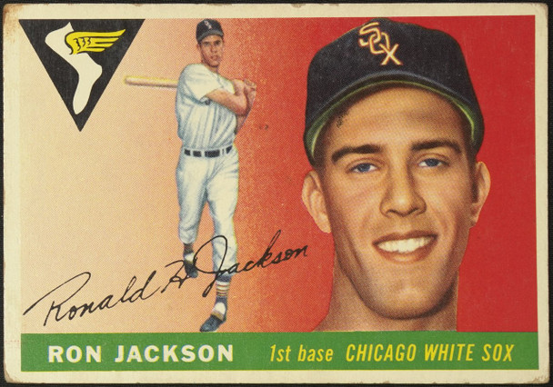 1955 Topps Ron Jackson #66 Chicago White Sox Fair front of card