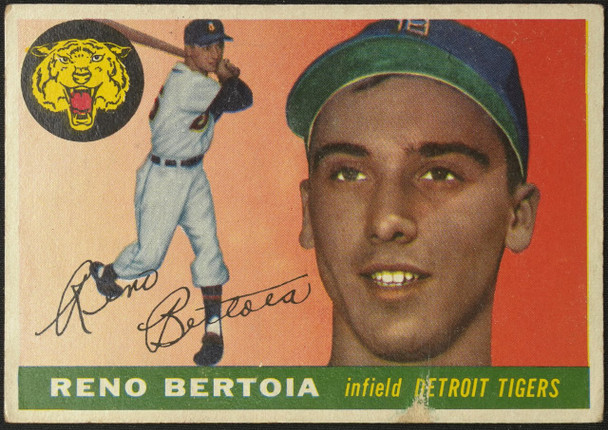 1955 Topps Reno Bertoia #94 Detroit Tigers Fair Example C front of card
