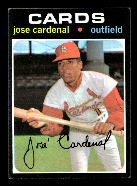 1971 Topps Jose Cardenal #435 St. Louis Cardinals VG front of card