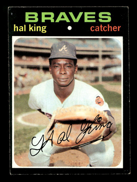 1971 Topps Hal King #88 Atlanta Braves Good front of card