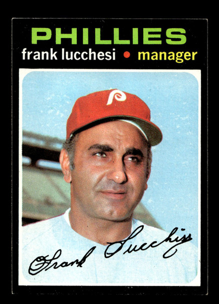 1971 Topps Philadelphia Phillies #268 Team Card VG front of card