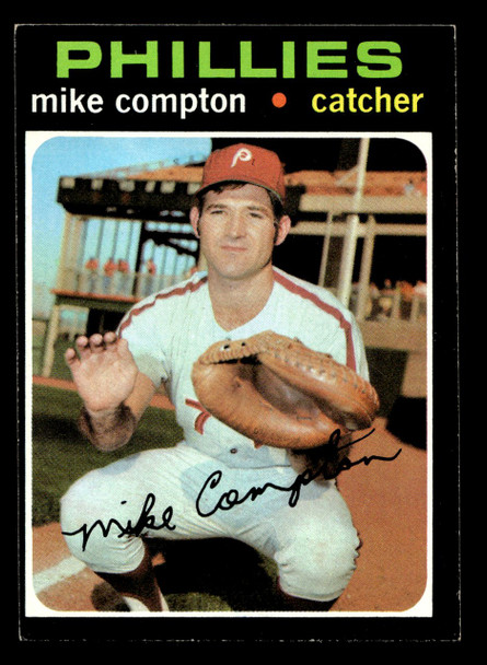 1971 Topps Mike Compton #77 Philadelphia Phillies RC Good front of card