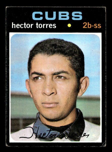 1971 Topps Hector Torres #558 Chicago Cubs VG front of card
