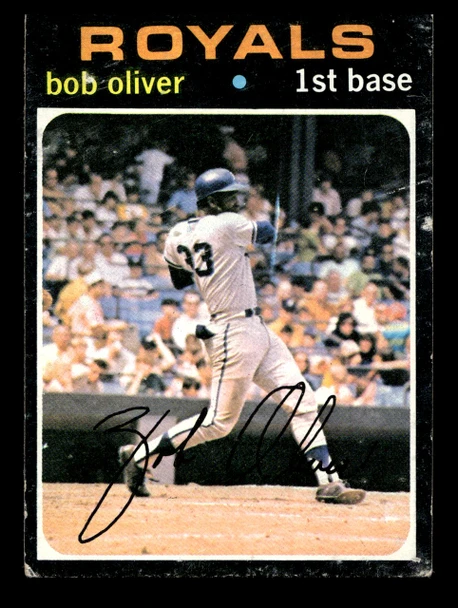 1971 Topps Bob Oliver #470 Kansas City Royals VG front of card
