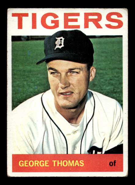 1964 Topps George Thomas #461 Detroit Tigers Good front of card