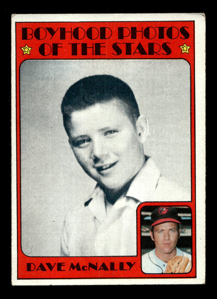 1972 Topps Dave McNally #344 VG front of card