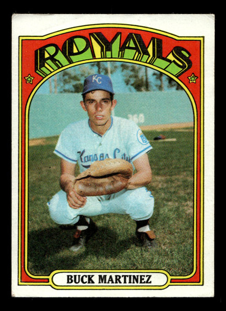 1972 Topps Buck Martinez #332 Kansas City Royals VG front of card
