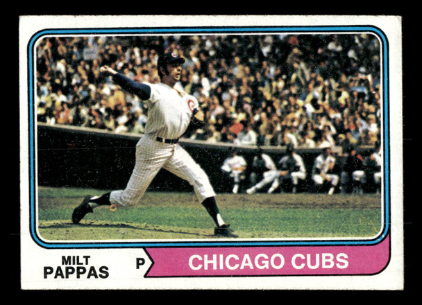 1974 Topps Milt Pappas #640 Chicago Cubs VG front of card