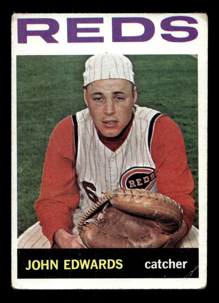 1964 Topps John Edwards #507 Cincinnati Reds VG front of card