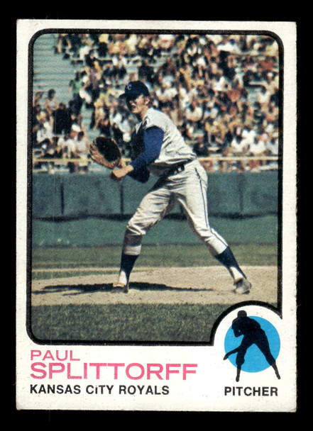 1973 Topps Paul Splittorff #48 Kansas City Royals VG front of card