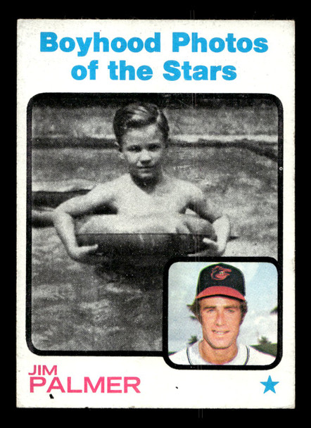 1973 Topps Jim Palmer #341 HOF Good front of card