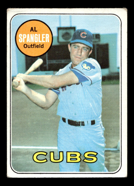1969 Topps Al Spangler #268 Chicago Cubs VG-EX front of card