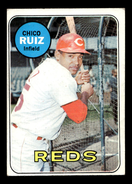 1969 Topps Chico Ruiz #469 Cincinnati Reds VG-EX front of card
