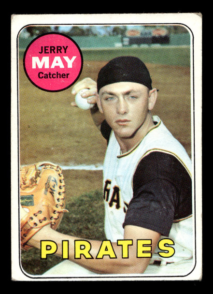 1969 Topps Jerry May #263 Pittsburgh Pirates VG-EX front of card