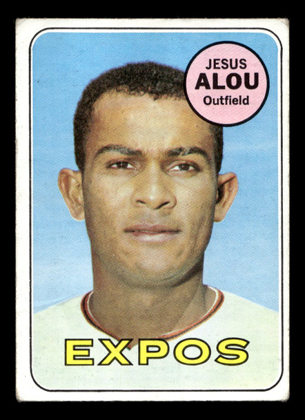 1969 Topps Jesus Alou #22 Montreal Expos VG-EX front of card