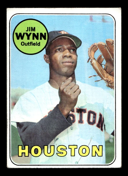 1969 Topps Jimmy Wynn #360 Houston Astros Low Grade - Marks front of card