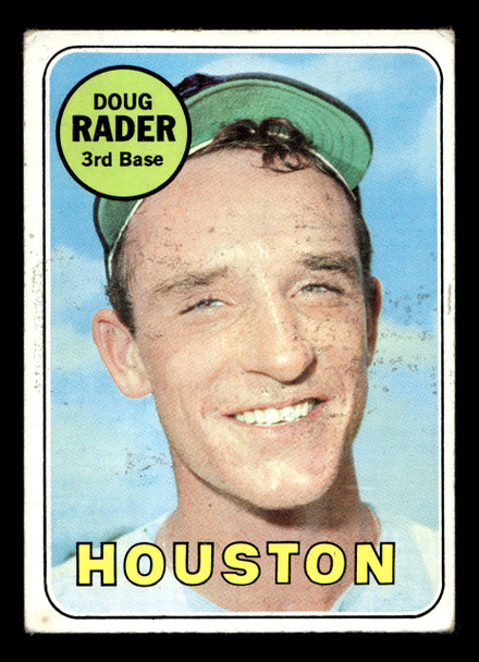 1969 Topps Doug Rader #119 Houston Astros VG front of card