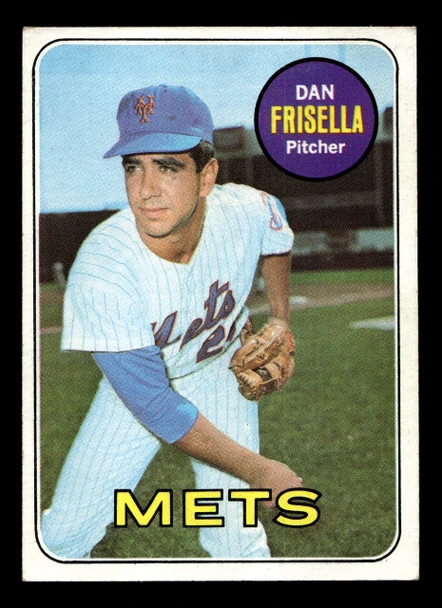 1969 Topps Dan Frisella #343 New York Mets VG-EX front of card