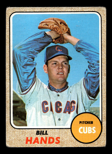 1968 Topps Bill Hands #279 Chicago Cubs VG-EX front of card