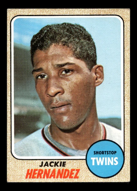 1968 Topps Jackie Hernandez #352 Minnesota Twins VG-EX front of card