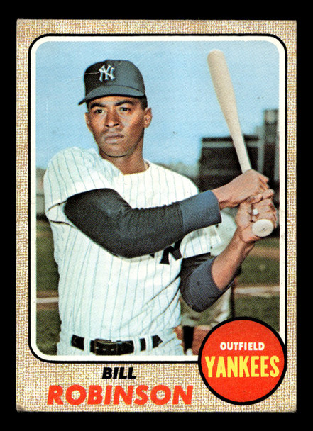 1968 Topps Bill Robinson #337 New York Yankees VG-EX front of card