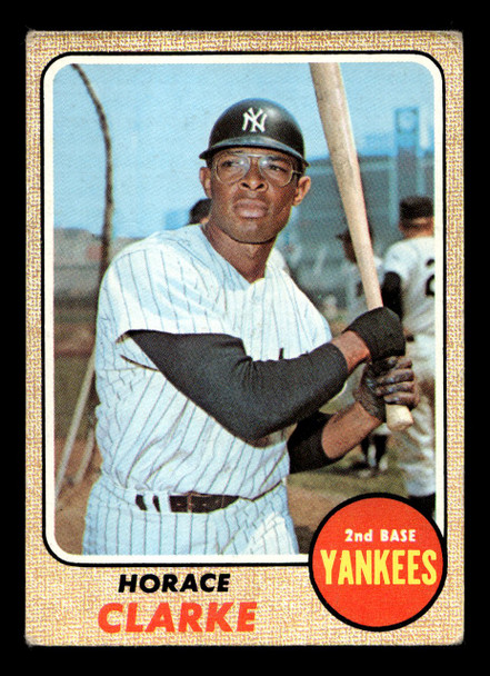 1968 Topps Horace Clarke #263 New York Yankees VG-EX front of card