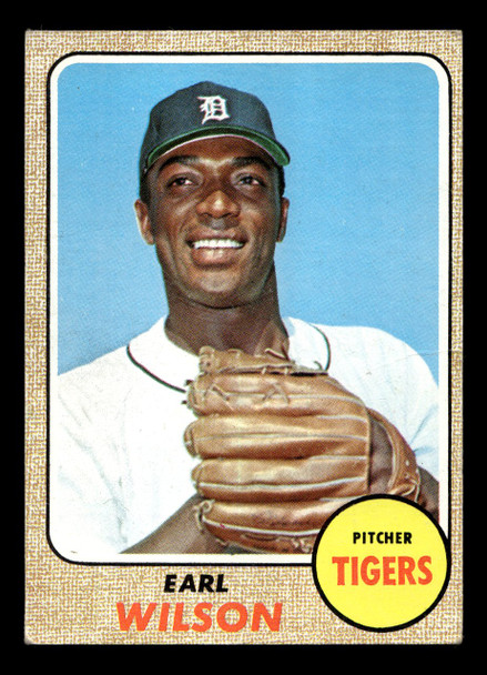 1968 Topps Earl Wilson #160 Detroit Tigers VG-EX front of card