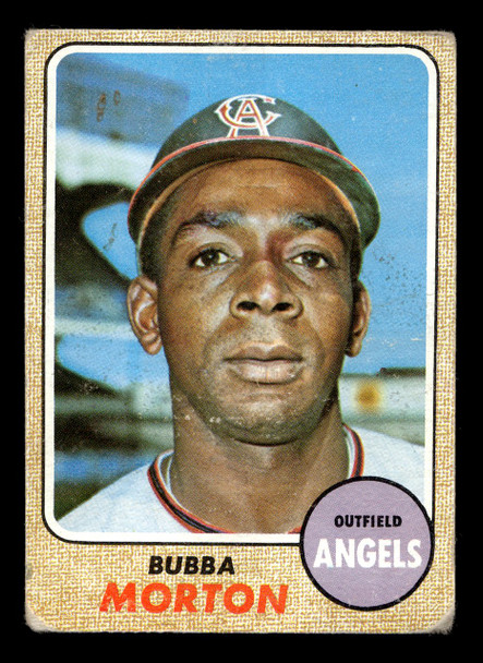 1968 Topps Bubba Morton #216 California Angels VG-EX front of card