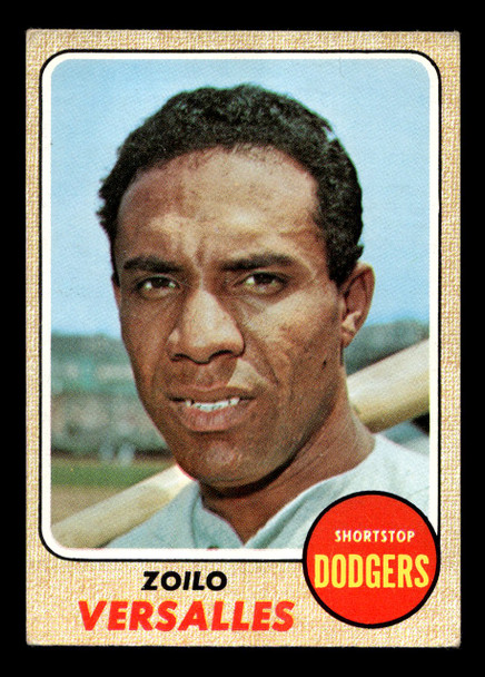 1968 Topps Zoilo Versalles #315 Los Angeles Dodgers VG-EX front of card