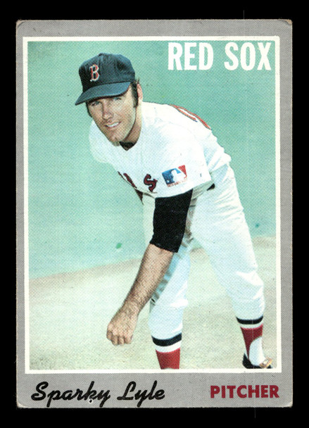 1970 Topps Sparky Lyle #116 Boston Red Sox VG-EX front of card