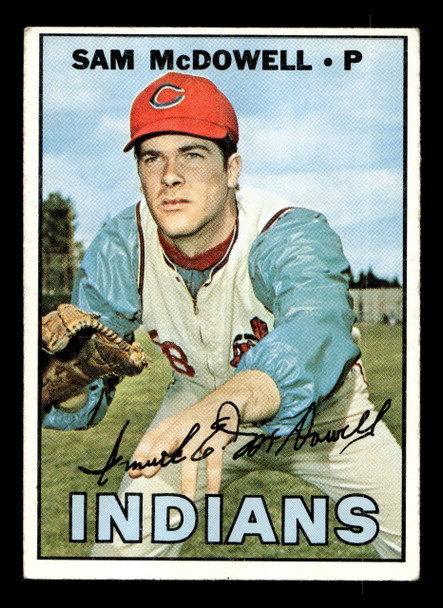 1967 Topps Sam McDowell #295 Cleveland Indians VG-EX front of card