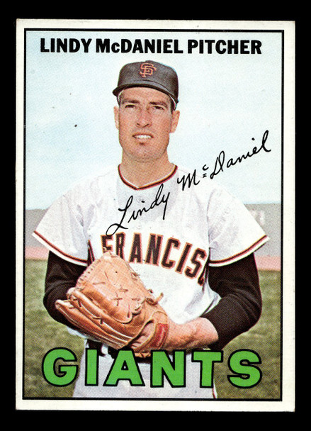 1967 Topps Lindy McDaniel #46 San Francisco Giants VG - Front