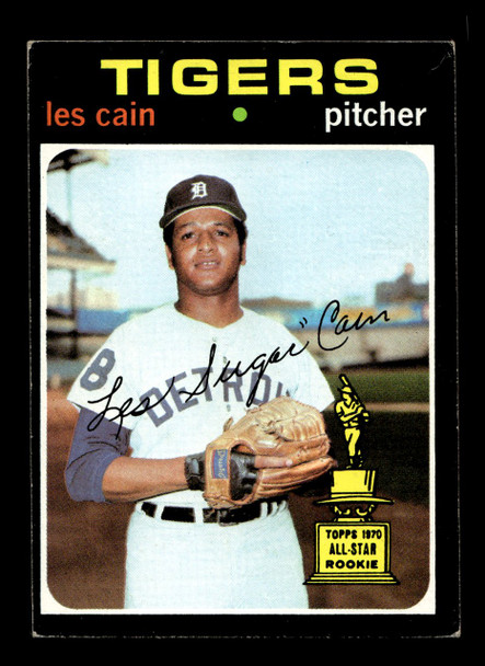 1971 Topps Les Cain #101 Detroit Tigers VG - Front