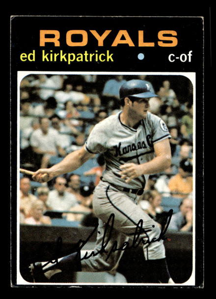 1971 Topps Ed Kirkpatrick #299 Kansas City Royals Good - Front