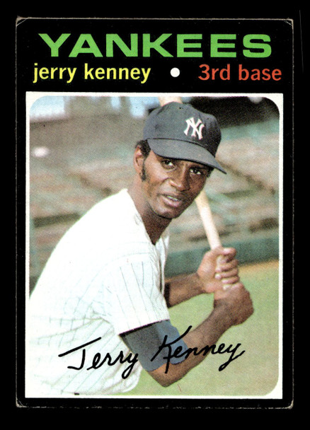 1971 Topps Jerry Kenney #572 New York Yankees Low Grade - Creases - Front