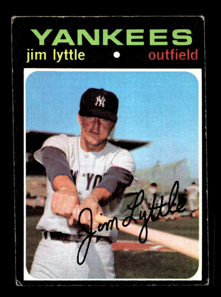 1971 Topps Jim Lyttle #234 New York Yankees Low Grade - Creases - Front