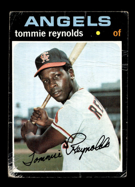 1971 Topps Tommie Reynolds #676 California Angels High Number Poor - Front
