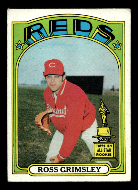 1972 Topps Ross Grimsley #99 Cincinnati Reds RC Low Grade - Creases - Front