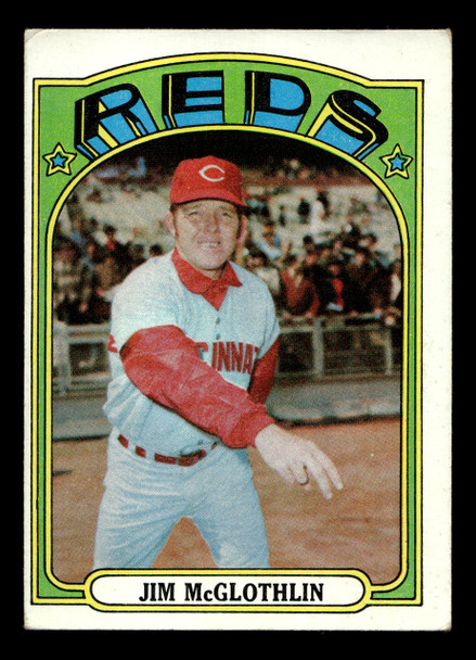 1972 Topps Jim McGlothlin #236 Cincinnati Reds Low Grade - Creases - Front