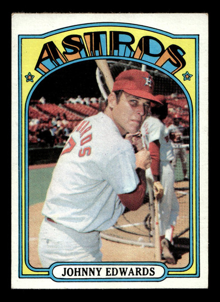 1972 Topps Johnny Edwards #416 Houston Astros VG - Front