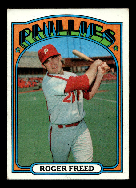 1972 Topps Roger Freed #69 Philadelphia Phillies Low Grade - Creases - Front