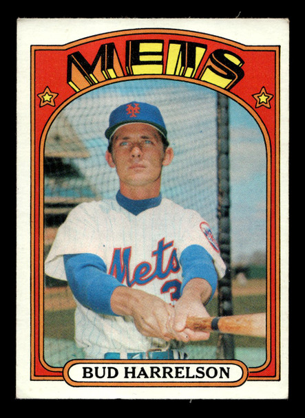 1972 Topps Bud Harrelson #53 New York Mets Low Grade - Creases - Front