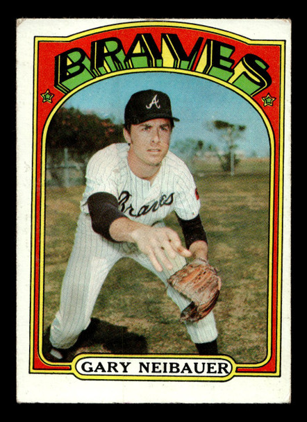 1972 Topps Gary Neibauer #149 Atlanta Braves Low Grade - Creases - Front