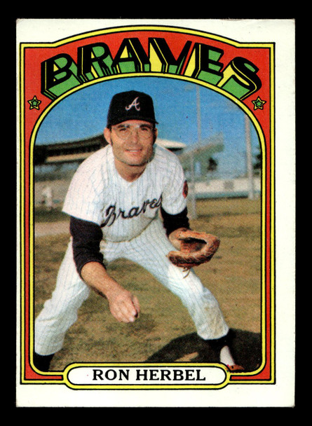 1972 Topps Ron Herbel #469 Atlanta Braves VG - Front