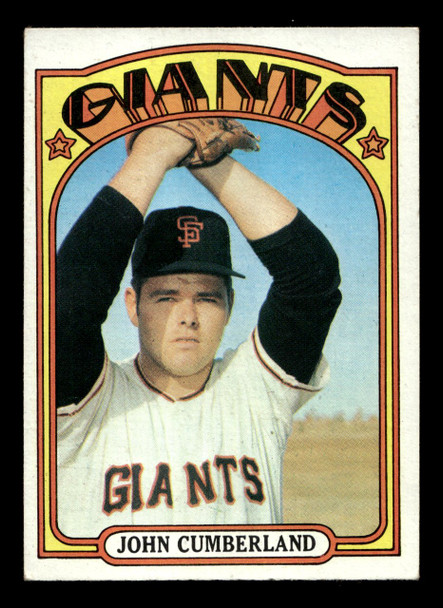 1972 Topps John Cumberland #403 San Francisco Giants VG - Front